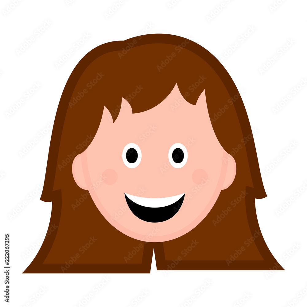 Happy girl avatar Happy girl avatar