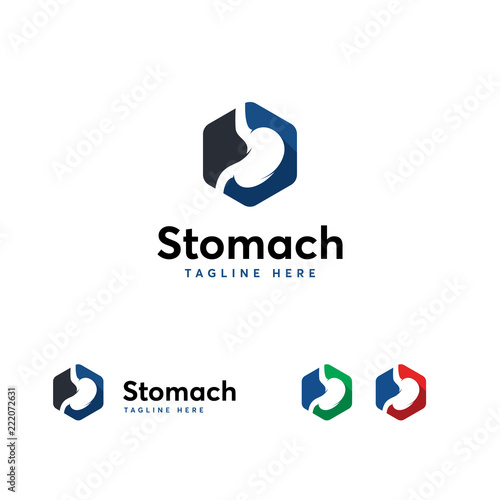 Stomach logo designs symbol, Stomach Care logo template