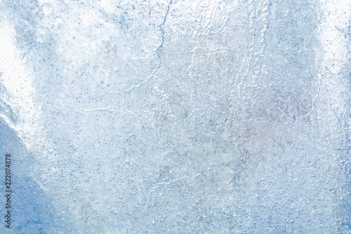 The texture of the ice. The...