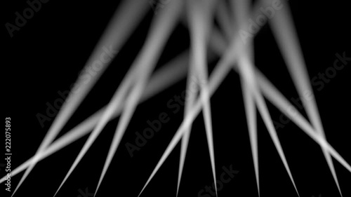 Background of moving Spotlights on Black, the file is looping