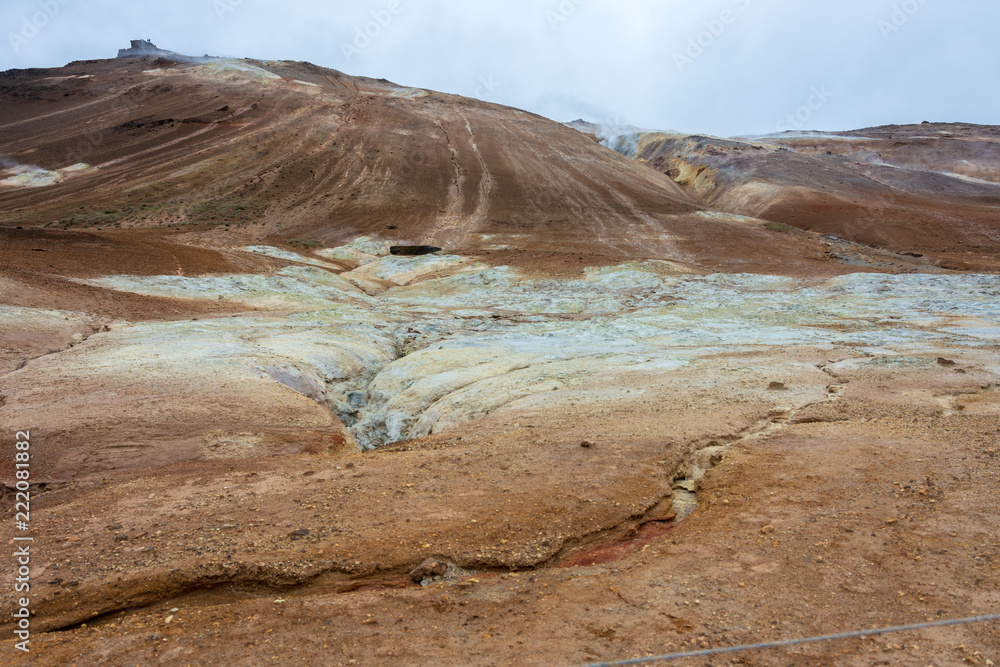 Namafjall Hverir geothermal area in North Iceland