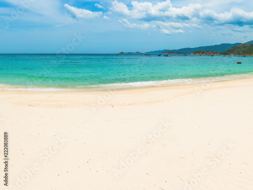 White sand beach. Vietnam