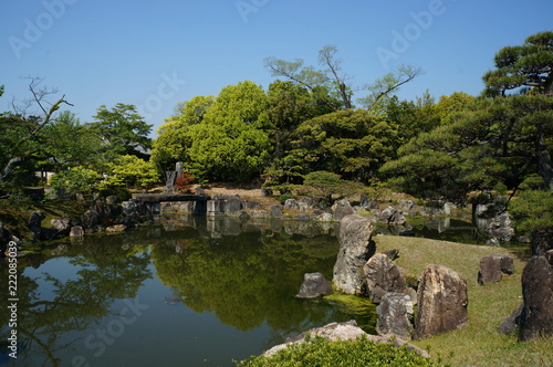 Burg Nijō: Garten mit Teich