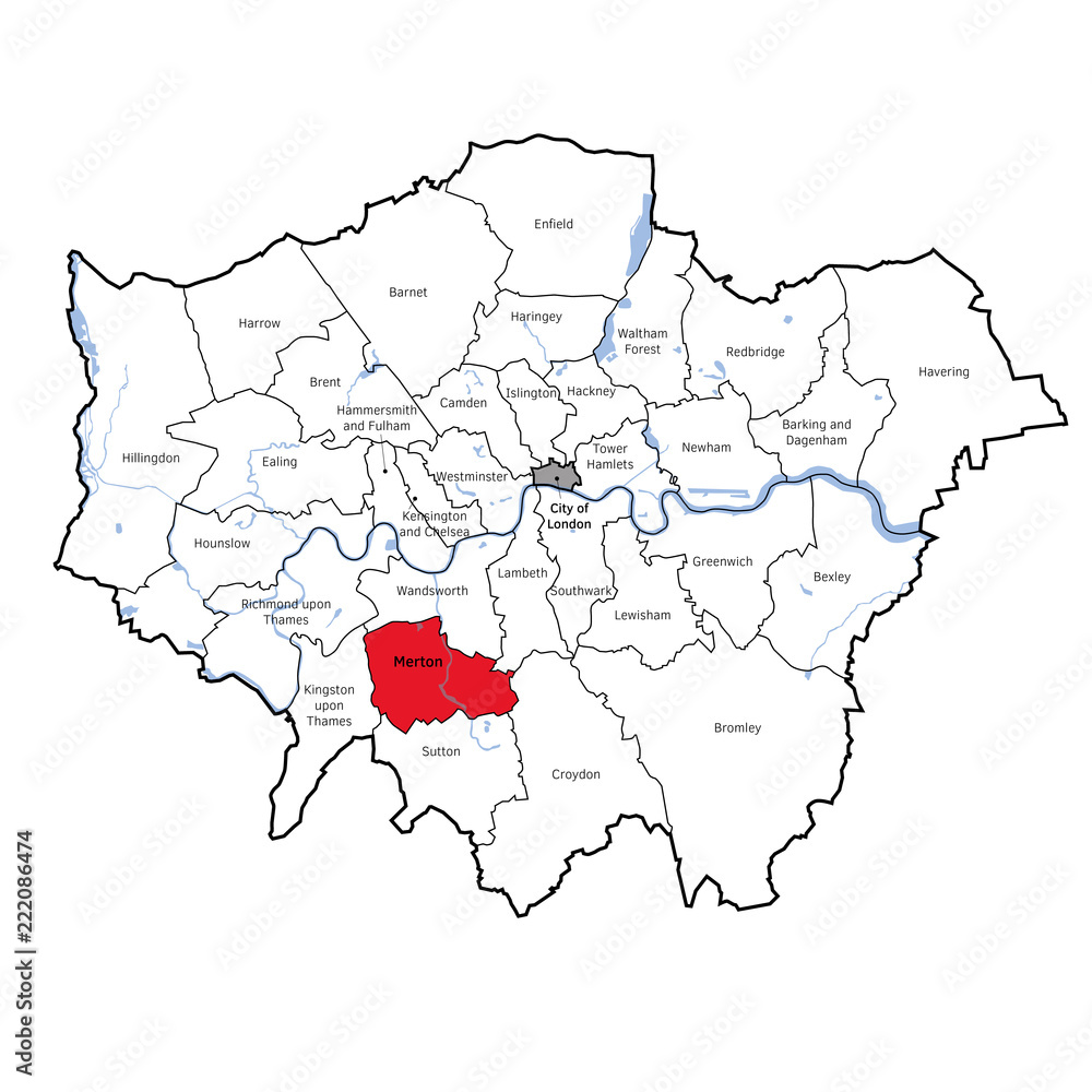 London Boroughs - Merton