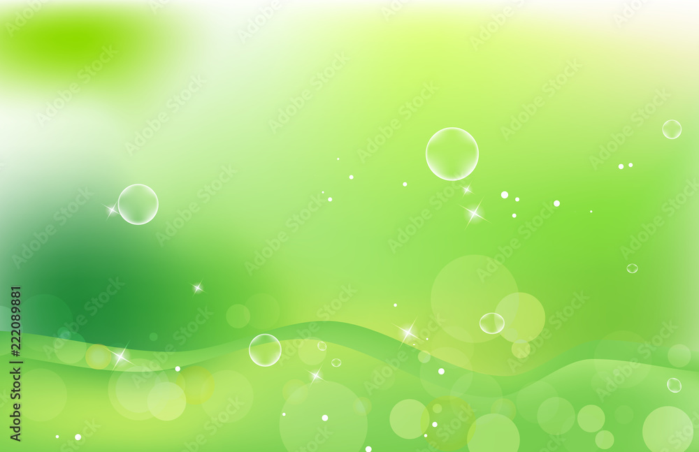 Nature gradient backdrop and bright sunlight. green blur abstract background. banner or poster. Vector illustration. Nature gradient backdrop and bright sunlight. green blur abstract background. banner or poster. Vector illustration.