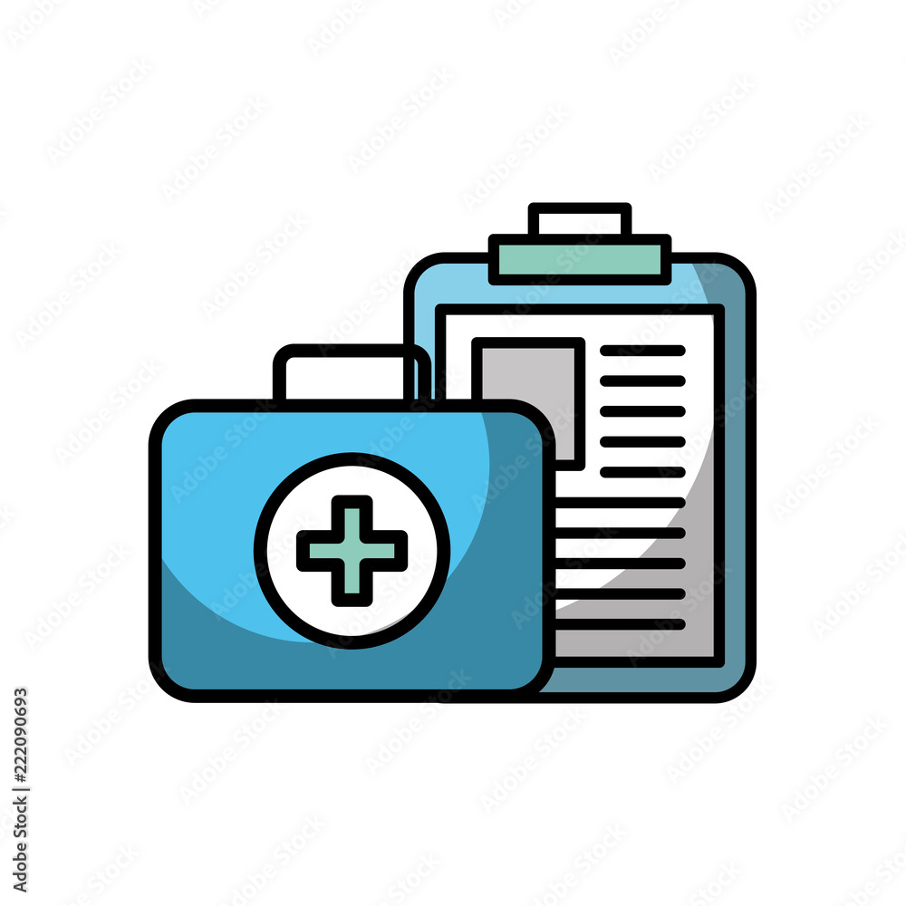 clipboard medical report and kit first aid clipboard medical report and kit first aid