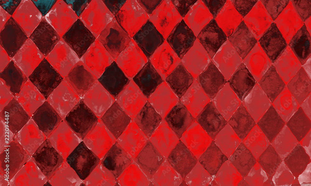Watercolor hand drawn Grunge vintage circus background Stock ...