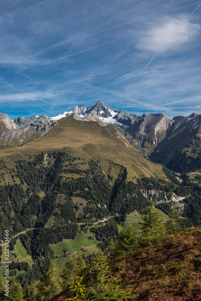 View To Top Of Austria Grossglockner 3.798m From Schoenleitenspitze 2.810m
