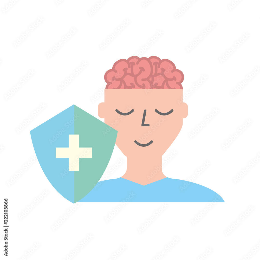 human portrait man brain mental healthcare human portrait man brain mental healthcare