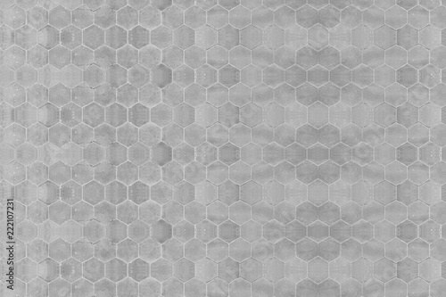 abstract geometric hexagonal small tiles wall background