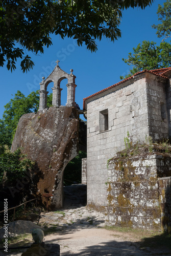 Iglesia rupestre del monasterio de San Pedro de Rocas, Esgos. Ribeira Sacra, Ourense, Galicia. España. photo