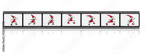 Weihnachtsmann Filmstreifen