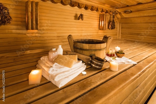Bathing Equipment in Sauna
