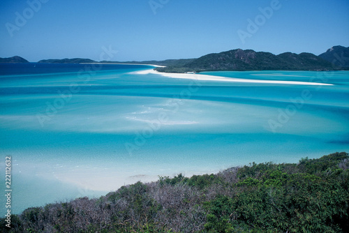 Una delle più belle spiagge nel mondo - Whitehaven - Whitsunday Island - Queensland - Australia 