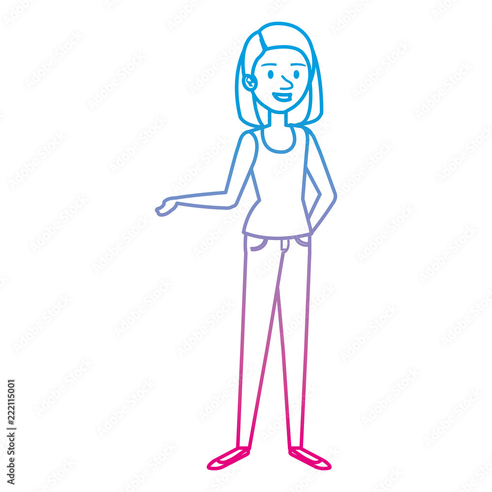 beautiful and young woman character beautiful and young woman character