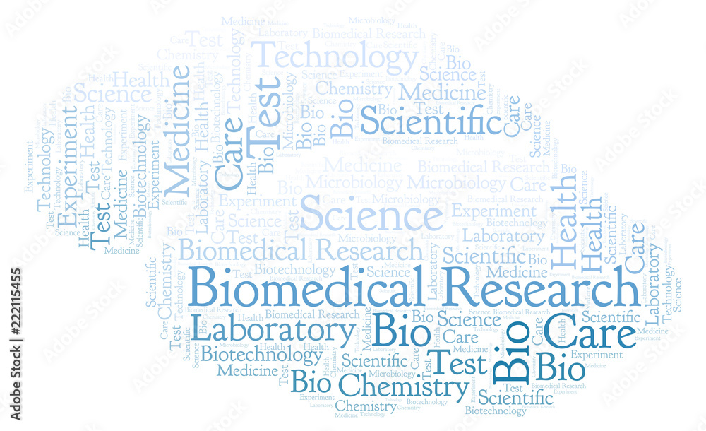 Biomedical Research word cloud. Biomedical Research word cloud.