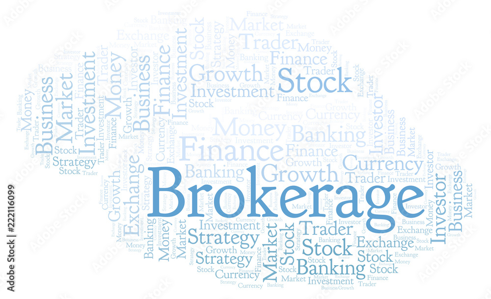 Brokerage word cloud.