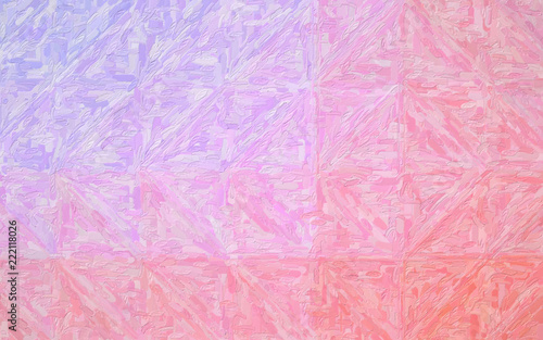 Abstract illustration of pink and blue Impressionist Impasto background, digitally generated.