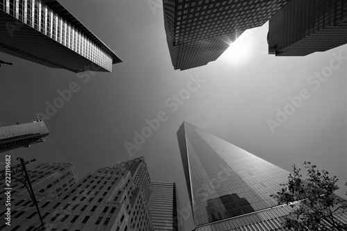 Grattacieli a New York in bianco e nero