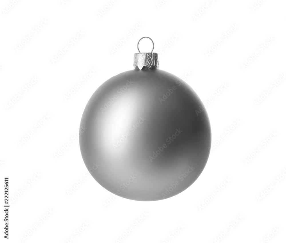 Beautiful Christmas ball on white background Beautiful Christmas ball on white background