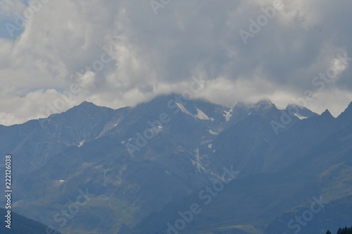 summit rock in the clouds high mountains of south tyrol italy europe
