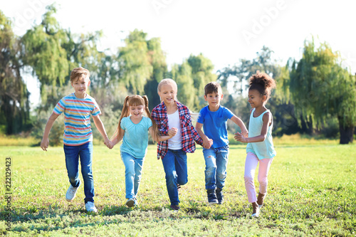 Cute little children playin...