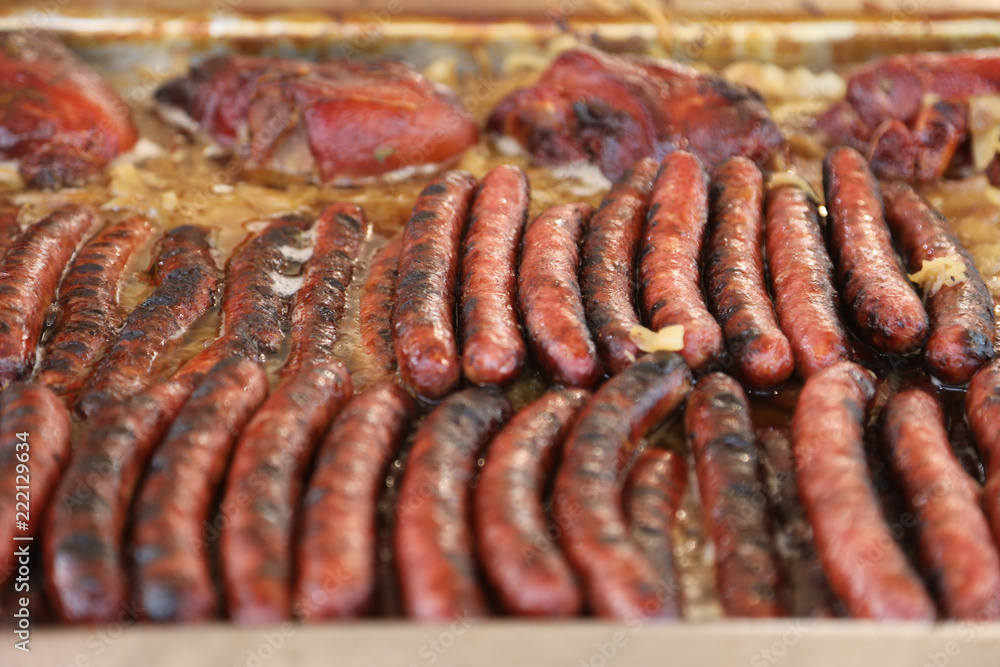 Fototapeta premium saucisse