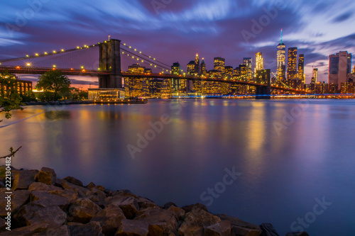 Brooklyn Bridge At Dusk © Barry