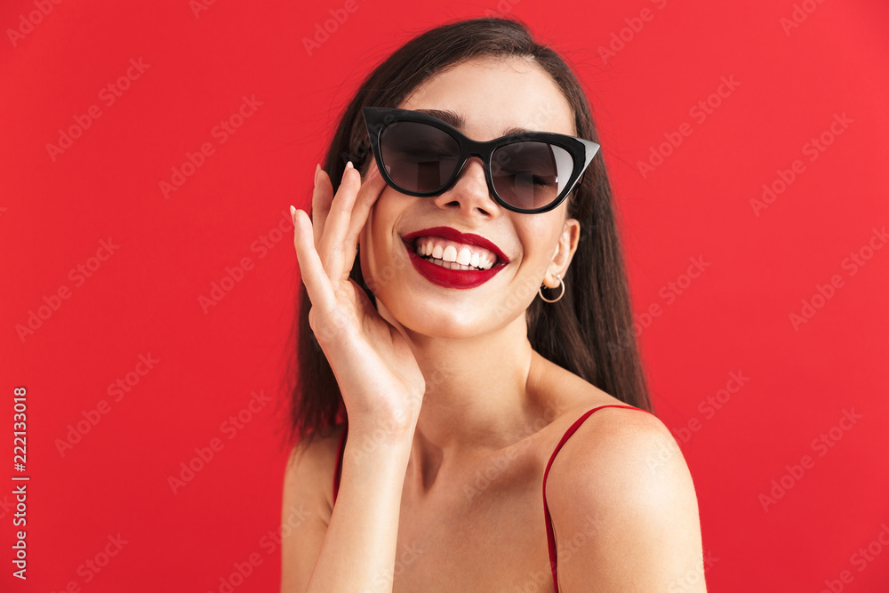 Smiling beautiful young woman posing isolated. Smiling beautiful young woman posing isolated.
