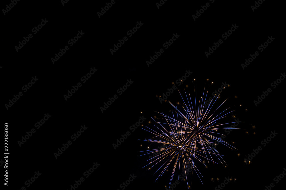 fireworks at night at the sea fireworks at night at the sea