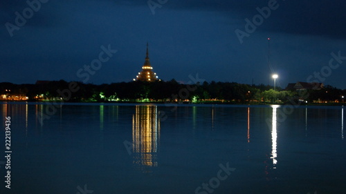 nong waeng temple Khon kaen thailand photo