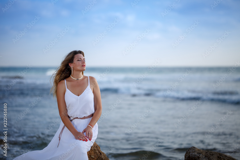 Woman by the sea Woman by the sea