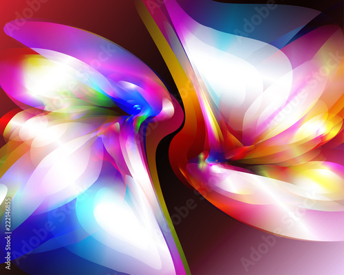 Texture with colorful gradation