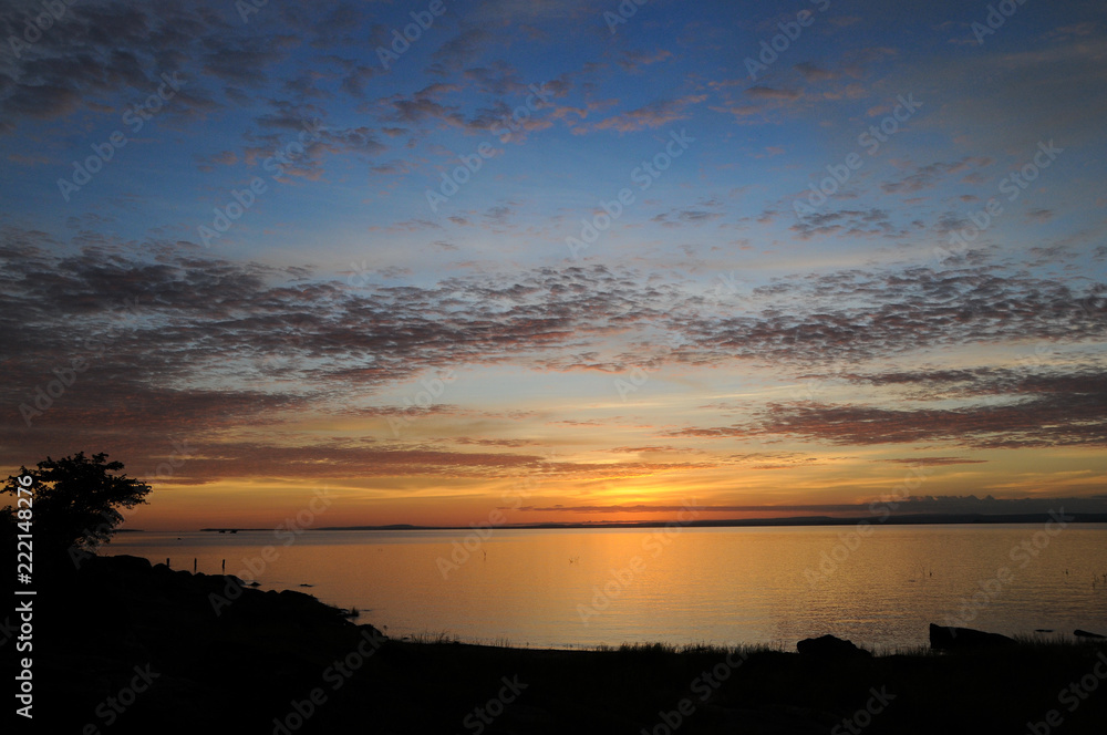 Sunrise on Lake Kariba, Zambia