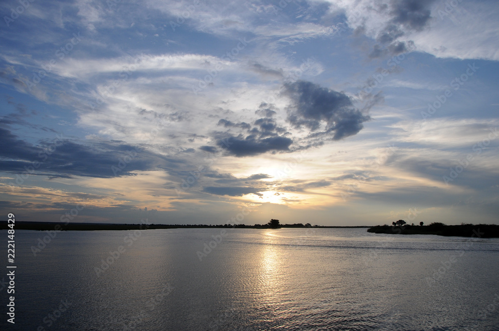 Sunrise on Lake Kariba, Zambia