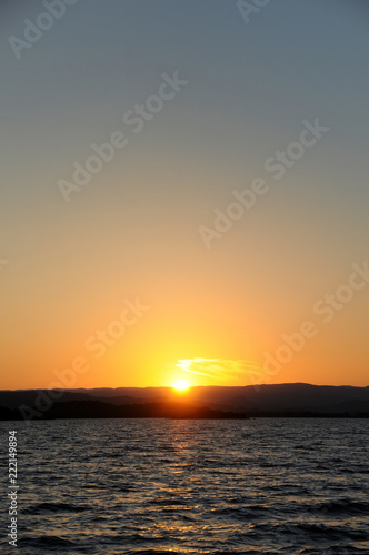 Sunset on Lake Kariba in Zambia