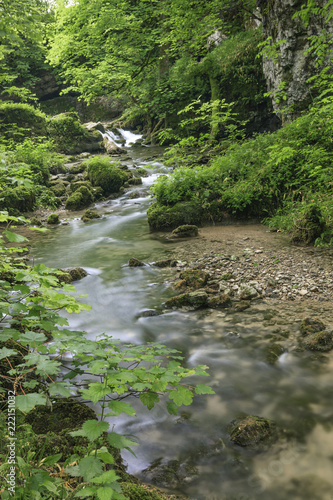 Gordale Beck Janets Foss Waterfall Malham Craven North Yorkshire England