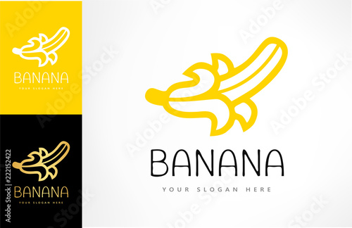 banana logo vector