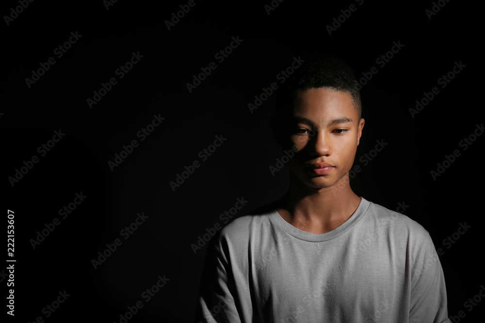african american teenage boy