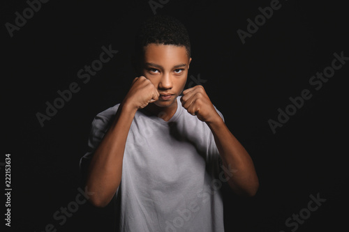 Bully African-American teen...