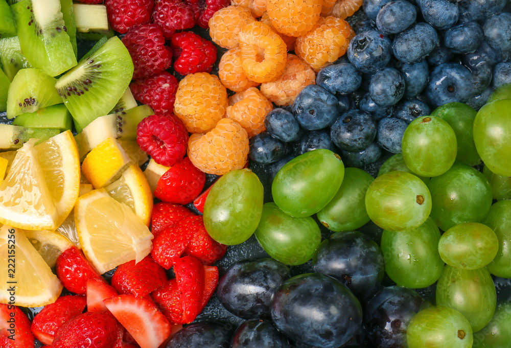 Delicious fresh various fruits Delicious fresh various fruits