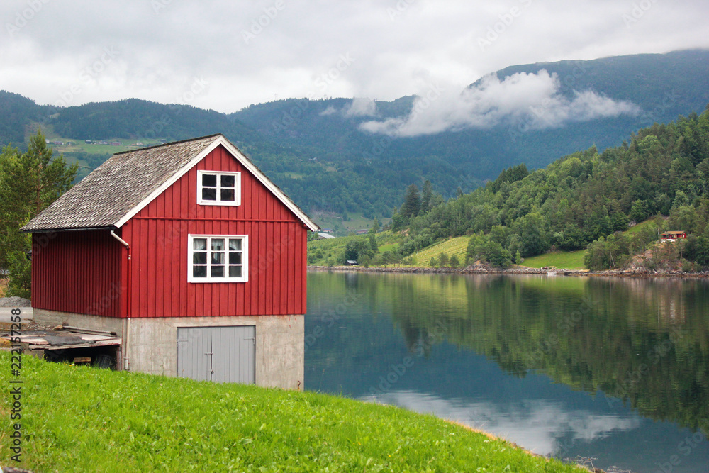 Typical Norwegian landscape
