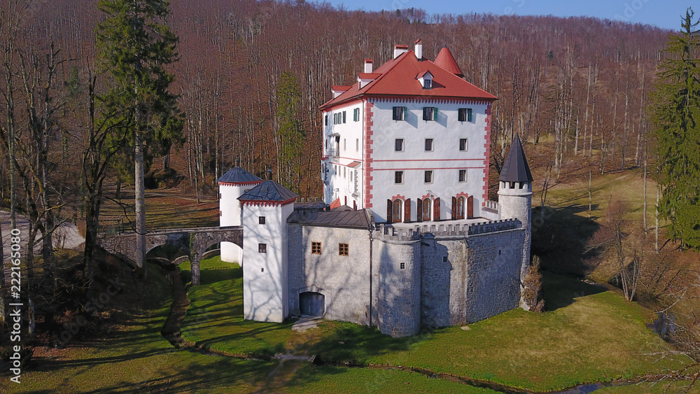 Snežnik Castle (Grad Snežnik; Grad Sneznik; Schloß Schneeberg) is a 13th-century castle located in the southwest part of Slovenia.