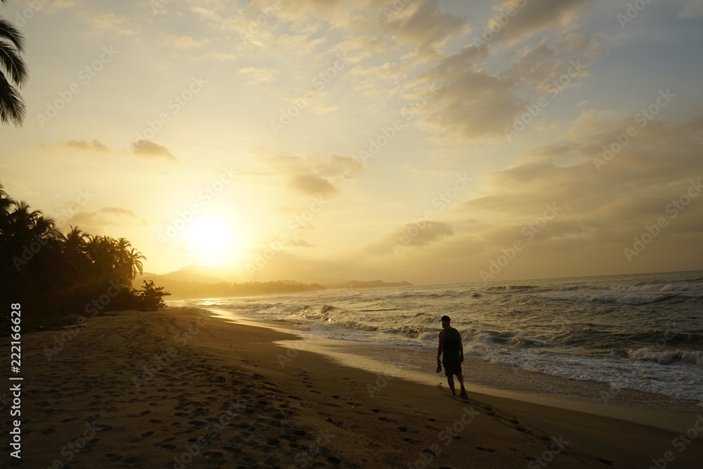 Naklejka premium Spaziergang am Strand