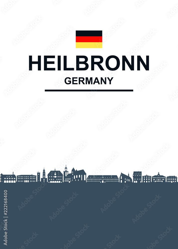 Obraz premium Heilbronn, Panorama