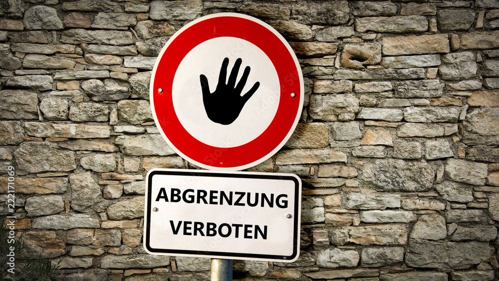 Schild 352 - Abgrenzung