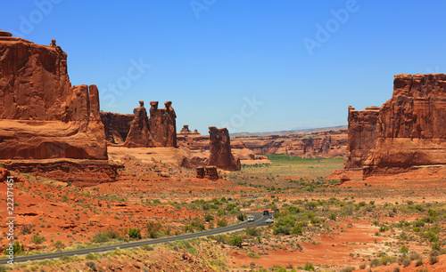 Arches national park scenic by way