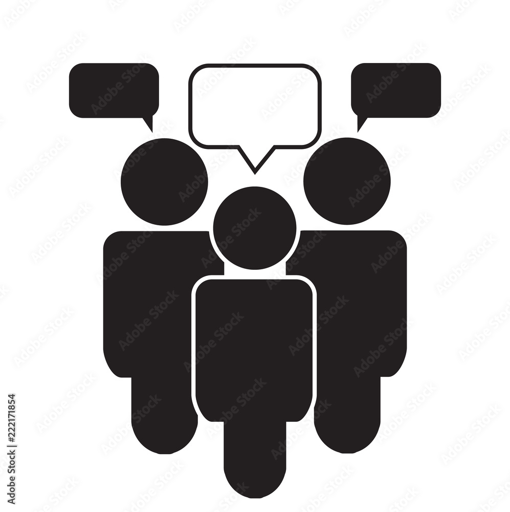 team talk icon on white background. businessman meeting sign. flat style. team talk icon for your web site design, logo, app, UI. social media people talk symbol. team talk icon on white background. businessman meeting sign. flat style. team talk icon for your web site design, logo, app, UI. social media people talk symbol.