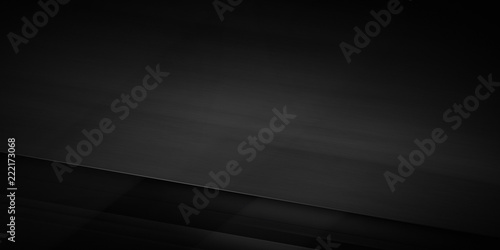 Abstract black surface over dark background