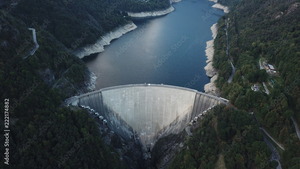 Contra dam, Valle Verzasca, Ticino, Switzerland Stock Photo | Adobe Stock